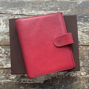 Gillio Firenze A5 Amica Epoca Pink Calf Leather Planner Agenda